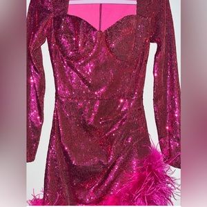 New With Tags! Nadine Merabi Pink Miley Dress